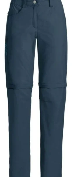 Vaude Women's Farley ZO Pants V Steelblue| Retkeilyhousut