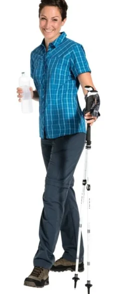 Vaude Women's Farley ZO Pants V Steelblue| Retkeilyhousut