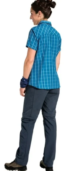 Vaude Women's Farley ZO Pants V Steelblue| Retkeilyhousut