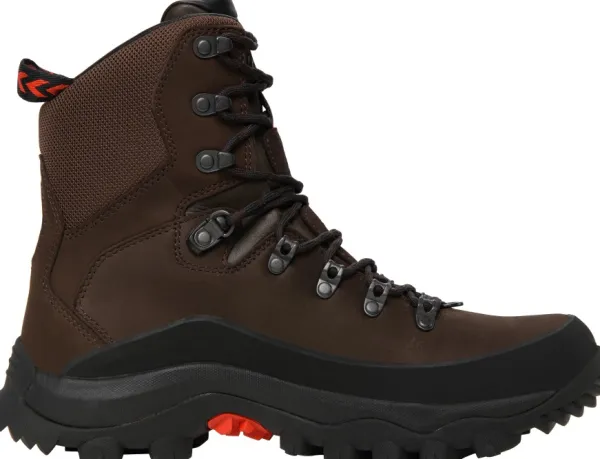 Viking Vaellus- Ja Trekkingkengät^Men Villrein High GTX Dark Brown/Red