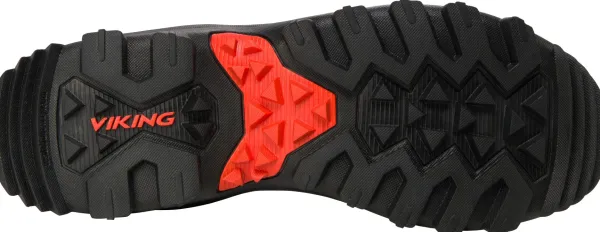 Viking Vaellus- Ja Trekkingkengät^Men Villrein Mid GTX M Black/Red