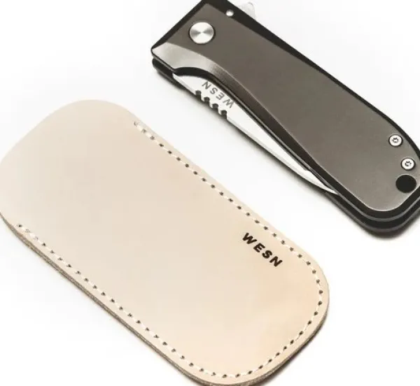 WESN Allman Leather Sheat tuppi, Natural| Kotelot Ja Tarvikkeet
