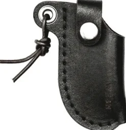 WESN Kotelot Ja Tarvikkeet^Microblade Leather Sheath tuppi, musta