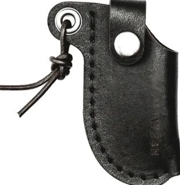 WESN Kotelot Ja Tarvikkeet^Microblade Leather Sheath tuppi, musta
