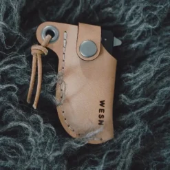 WESN Kotelot Ja Tarvikkeet^Microblade Leather Sheath tuppi, musta