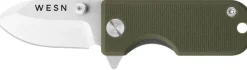 WESN Microblade OD Green G10 X Titanium taittoveitsi| Taittoveitset