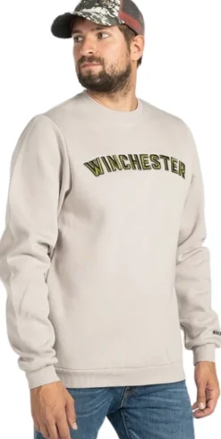 Winchester Falcon Crewneck Sweatshirt pusero, harmaa| Metsästysliivit/Fleeceliivit