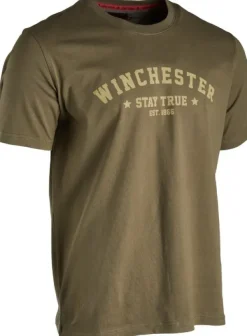 Winchester Rockdale T-Shirt t-paita, Olive| Metsästysliivit/Fleeceliivit