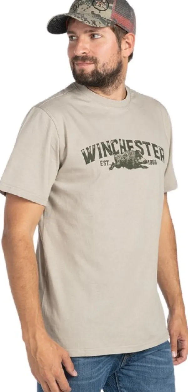 Winchester Vermont T-Shirt t-paita, harmaa| Metsästysliivit/Fleeceliivit