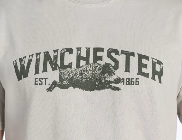 Winchester Vermont T-Shirt t-paita, harmaa| Metsästysliivit/Fleeceliivit