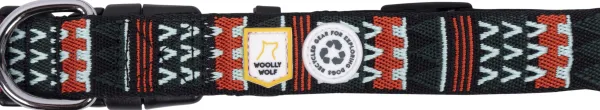 Woolly Wolf Collar koiran kaulapanta, 40 - 65 cm, Woodland| Kaulapannat