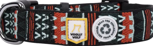 Woolly Wolf Collar koiran kaulapanta, 25 - 35 cm, Woodland| Kaulapannat