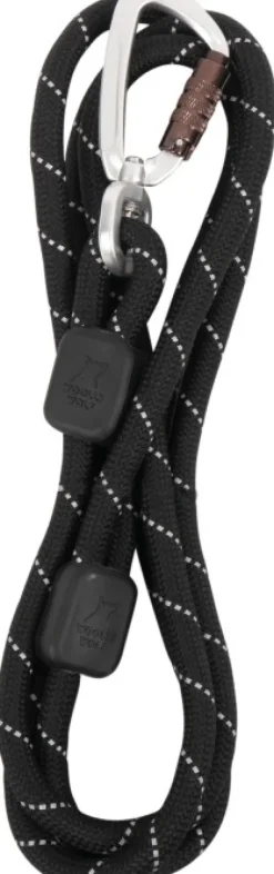 Woolly Wolf Taluttimet^Rope Leash köysitalutin, Raven Black