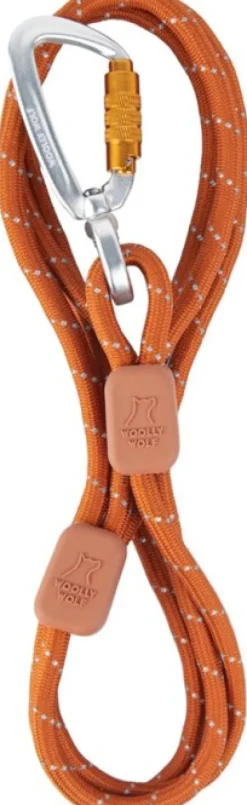Woolly Wolf Rope Leash Thin köysihihna, 8 mm, oranssi| Taluttimet