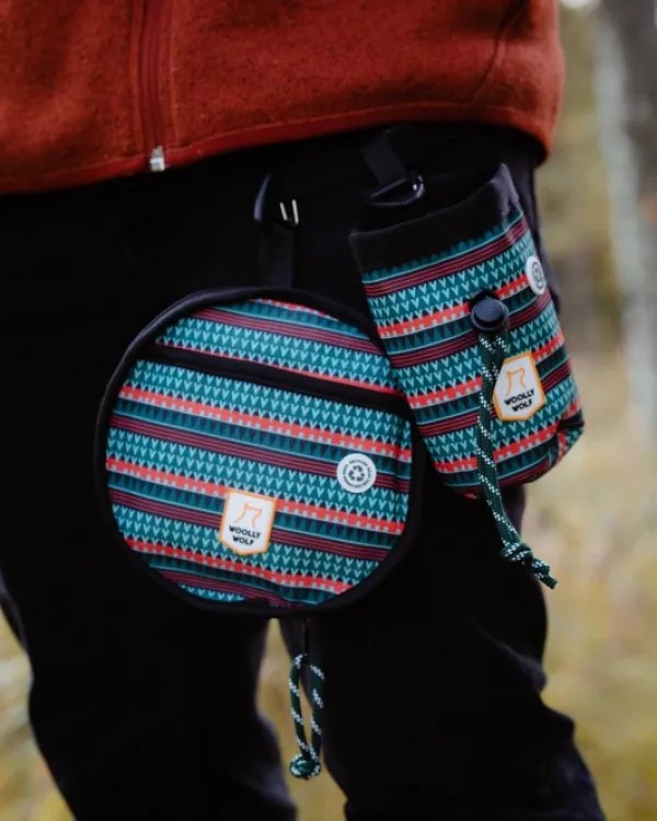 Woolly Wolf Snack Bag koiran makupalapussi, Woodland| Makupalat