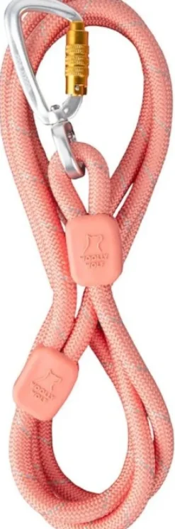 Woolly Wolf Taluttimet^talutushihna, 10 mm, Salmon Pink