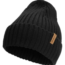 Woolpower Beanie Rib Black| Päähineet, huivit ja kaulurit/Pipot Ja Lakit