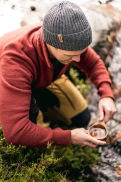 Woolpower Päähineet, huivit ja kaulurit/Pipot Ja Lakit^Beanie Rib Grey