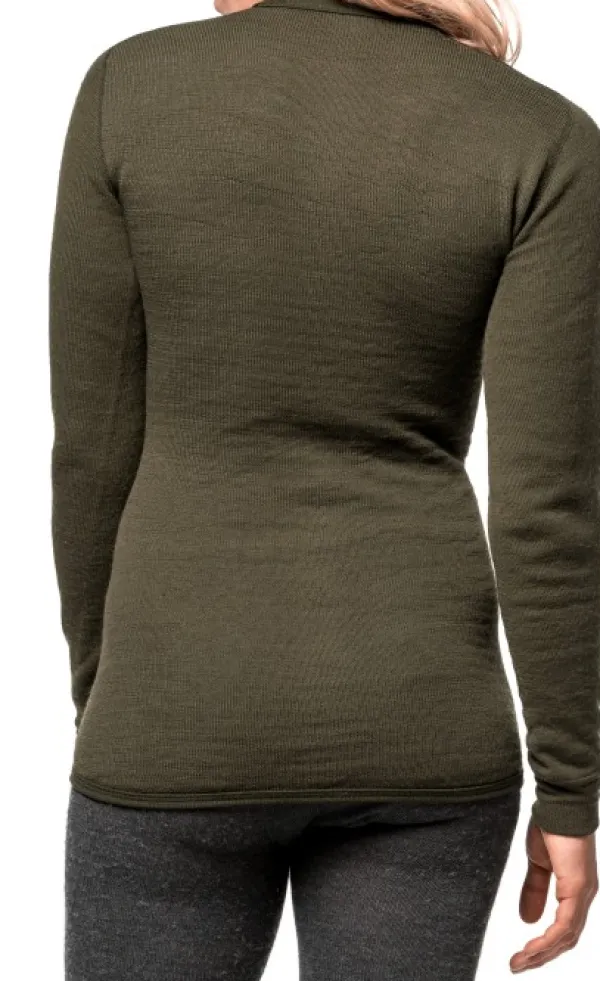 Woolpower Crewneck 200 Unisex Pine Green| Kerrastopaidat