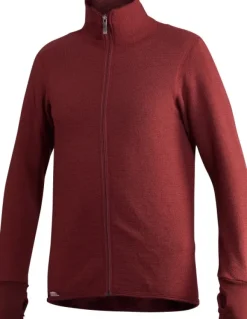 Woolpower Full Zip Jacket 400 -takki, unisex, Rust Red| Metsästysliivit/Fleeceliivit