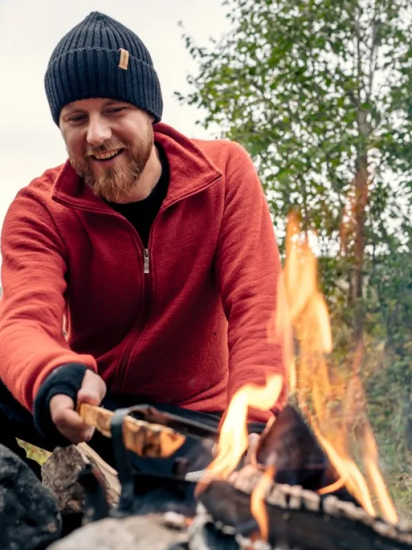 Woolpower Metsästysliivit/Fleeceliivit^Full Zip Jacket 400 -takki, unisex, Autumn Red