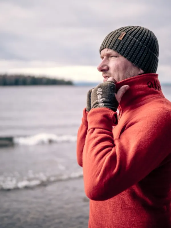 Woolpower Metsästysliivit/Fleeceliivit^Full Zip Jacket 400 -takki, unisex, Autumn Red