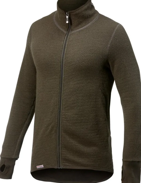 Woolpower Full Zip Jacket 400 Unisex Pine Green| Metsästysliivit/Fleeceliivit