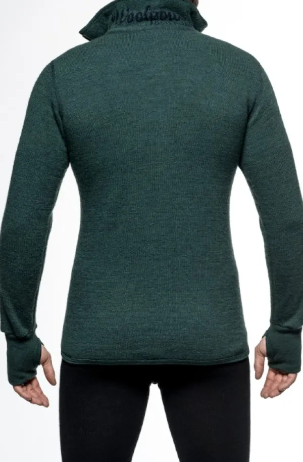 Woolpower Metsästysliivit/Fleeceliivit^Full Zip Jacket 400 -takki, unisex, Forest Green