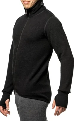 Woolpower Full Zip Jacket 400 Unisex Black| Metsästysliivit/Fleeceliivit