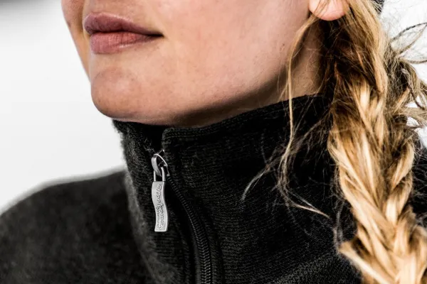 Woolpower Full Zip Jacket 400 Unisex Black| Metsästysliivit/Fleeceliivit