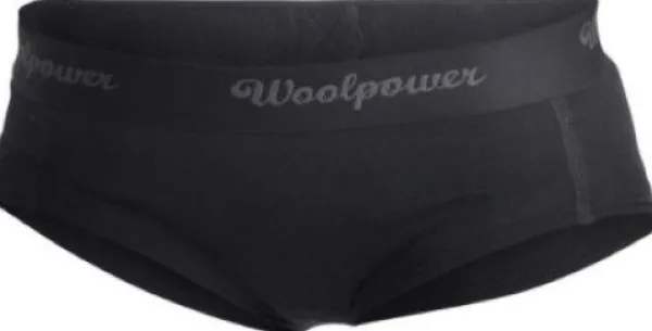 Woolpower Hipsters Lite naisten alushousut, musta| Alusvaatteet