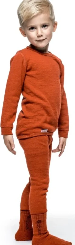 Woolpower Lasten Alusasut Ja Kerrastot^Kids Long Johns 200 lasten kerrastohousut, punainen