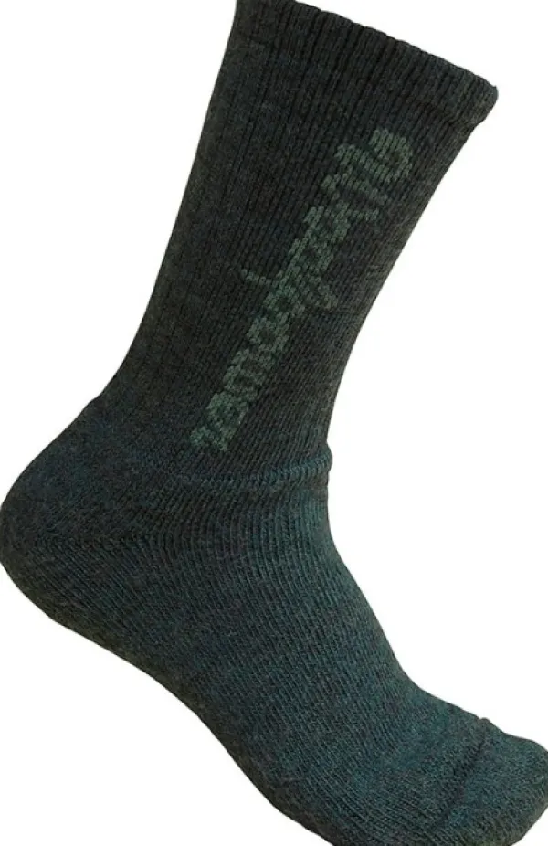 Woolpower Lasten Alusasut Ja Kerrastot^Kids Socks Classic Logo 400 lasten sukat, Forest Green