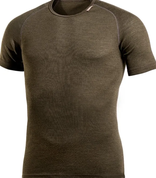 Woolpower Tee Lite lyhythihainen kerrastopaita, unisex, vihreä| T-paidat Ja Pikeepaidat